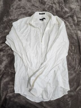 Pronto Uomo White Men's Button-Up Dress Shirt